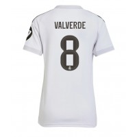 Billiga Real Madrid Federico Valverde #8 Hemma fotbollskläder Dam 2025-26 Kortärmad Billiga Real Madrid Federico Valverde #8 Hemma fotbollskläder Dam 2025-26 Kortärmad